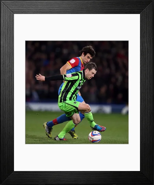 Framed Print : Brighton & Hove Albion vs. Crystal Palace: 2012-13 Away Game Highlights Framed Print : Brighton & Hove Albion vs. Crystal Palace: 2012-13 Away Game Highlights