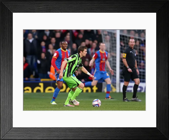 Framed Print : Brighton & Hove Albion vs. Crystal Palace: 2012-13 Season Away Game Framed Print : Brighton & Hove Albion vs. Crystal Palace: 2012-13 Season Away Game