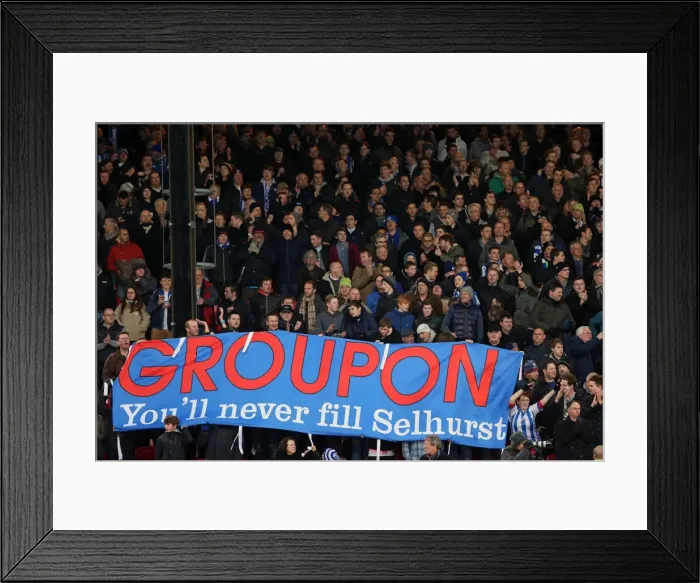 Framed Print : Brighton & Hove Albion vs. Crystal Palace: 2012-13 Away Game Highlights Framed Print : Brighton & Hove Albion vs. Crystal Palace: 2012-13 Away Game Highlights