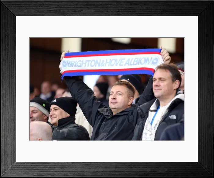 Framed Print : Brighton & Hove Albion vs. Crystal Palace: 2012-13 Away Game Framed Print : Brighton & Hove Albion vs. Crystal Palace: 2012-13 Away Game