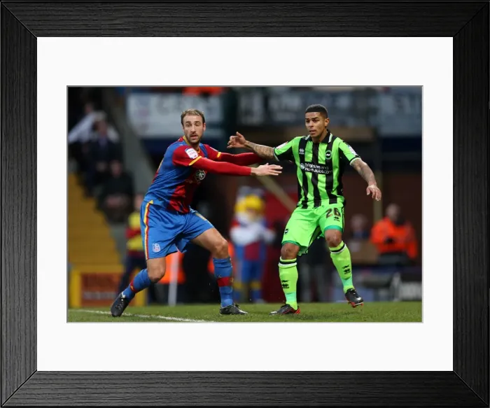 Framed Print : Brighton & Hove Albion vs. Crystal Palace: 2012-13 Away Game Framed Print : Brighton & Hove Albion vs. Crystal Palace: 2012-13 Away Game