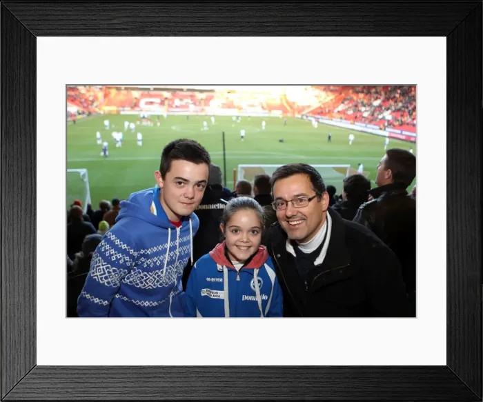 Framed Print : Sea of Supporters: Brighton and Hove Albion Away Games 2012-13 Framed Print : Sea of Supporters: Brighton and Hove Albion Away Games 2012-13