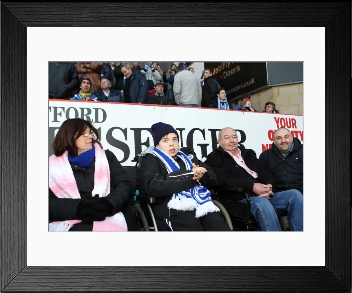 Framed Print : Sea of Supporters: Brighton & Hove Albion Away Games 2012-13 Framed Print : Sea of Supporters: Brighton & Hove Albion Away Games 2012-13