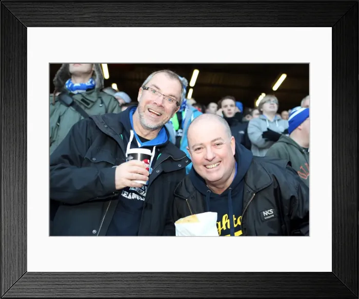 Framed Print : Sea of Supporters: Brighton & Hove Albion Away Games 2012-13 Framed Print : Sea of Supporters: Brighton & Hove Albion Away Games 2012-13