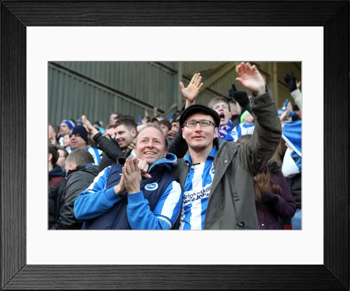 Framed Print : Unforgettable Away Days: Brighton & Hove Albion FC Crowd Moments 2012-13 Framed Print : Unforgettable Away Days: Brighton & Hove Albion FC Crowd Moments 2012-13