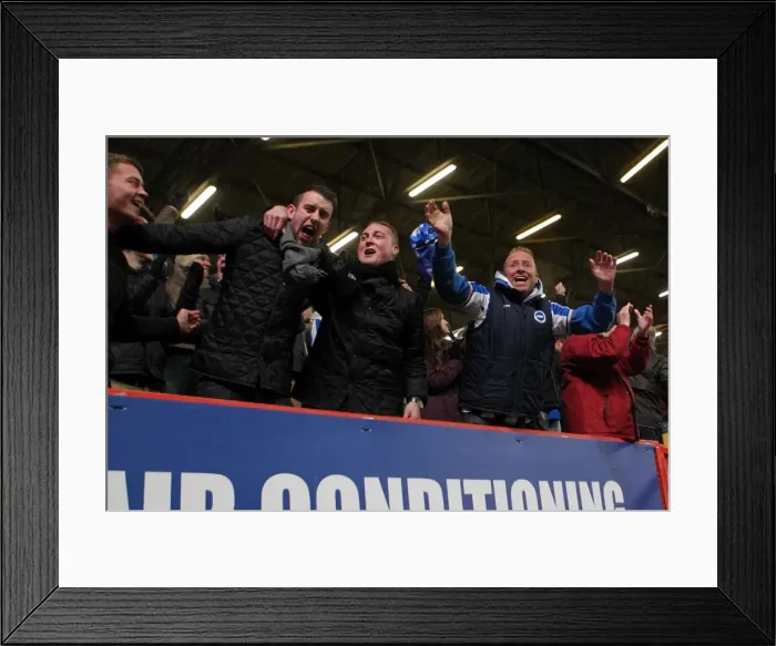 Framed Print : Brighton & Hove Albion vs Charlton Athletic: A Look Back at the 2012-13 Season's Past Glory (Away Game)
