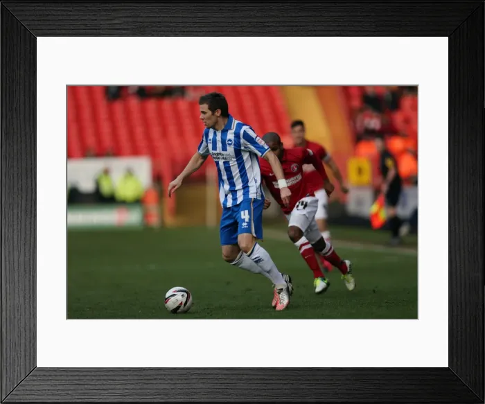 Framed Print : Dean Hammond in Action: Charlton Athletic vs. Brighton & Hove Albion, Npower Championship, December 8, 2012 Framed Print : Dean Hammond in Action: Charlton Athletic vs. Brighton & Hove Albion, Npower Championship, December 8, 2012