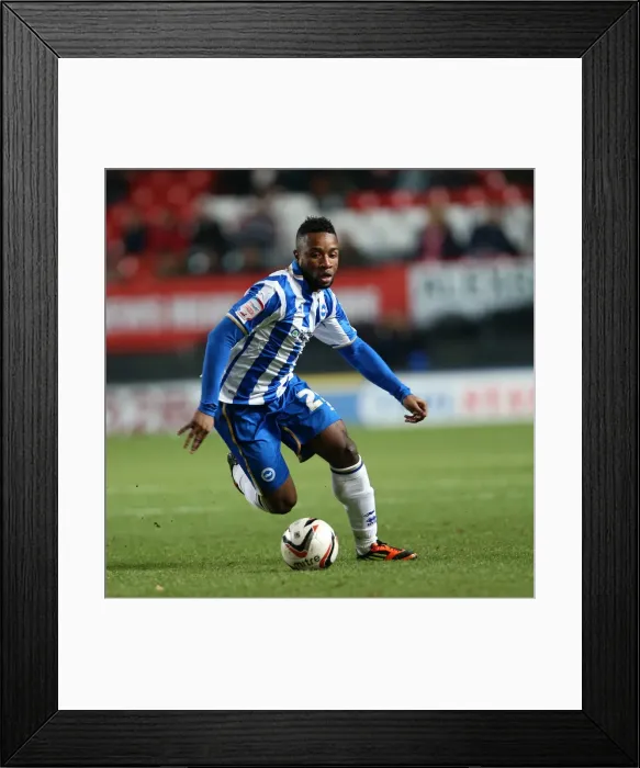 Framed Print : LuaLua in Action: Charlton Athletic vs. Brighton & Hove Albion, December 8, 2012 Framed Print : LuaLua in Action: Charlton Athletic vs. Brighton & Hove Albion, December 8, 2012