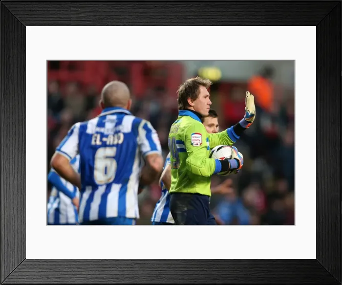 Framed Print : Decisive Moment: Tomasz Kuszczak Saves for Brighton & Hove Albion vs Charlton Athletic, December 8, 2012 Framed Print : Decisive Moment: Tomasz Kuszczak Saves for Brighton & Hove Albion vs Charlton Athletic, December 8, 2012