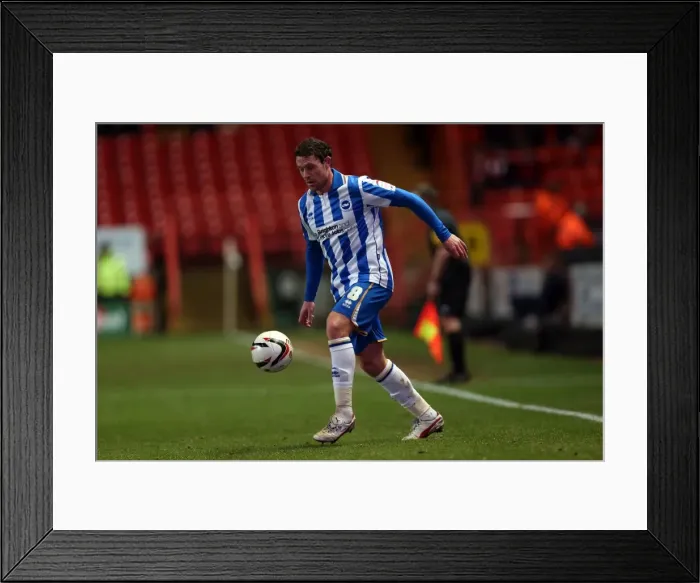 Framed Print : Wayne Bridge: In Action Against Charlton Athletic, December 8, 2012 Framed Print : Wayne Bridge: In Action Against Charlton Athletic, December 8, 2012