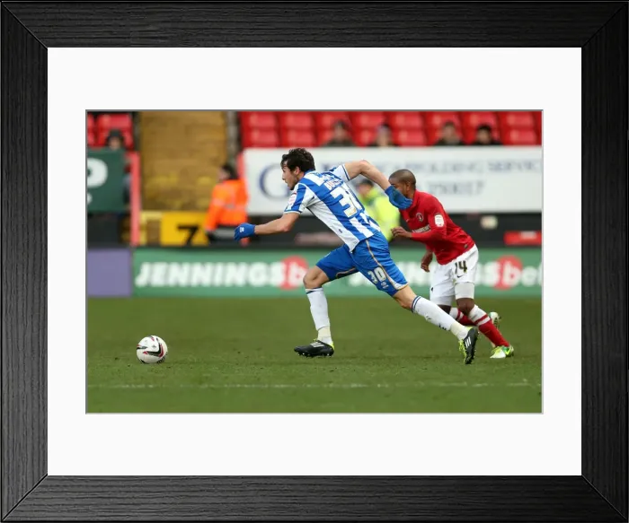 Framed Print : Brighton's Will Buckley in Action against Charlton Athletic, Npower Championship, December 8, 2012 Framed Print : Brighton's Will Buckley in Action against Charlton Athletic, Npower Championship, December 8, 2012