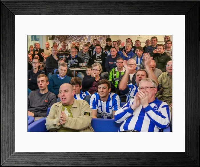 Framed Print : Brighton & Hove Albion FC: The Electric Atmosphere of Amex Stadium (2012-2013) - Crowd Shots Framed Print : Brighton & Hove Albion FC: The Electric Atmosphere of Amex Stadium (2012-2013) - Crowd Shots