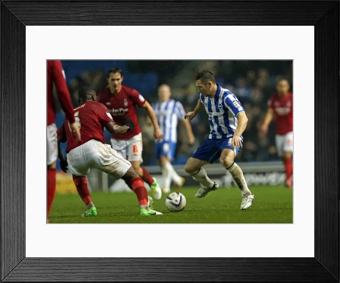 Framed Print : Andrew Crofts in Action: Brighton & Hove Albion vs. Nottingham Forest, Amex Stadium, December 15, 2012 Framed Print : Andrew Crofts in Action: Brighton & Hove Albion vs. Nottingham Forest, Amex Stadium, December 15, 2012
