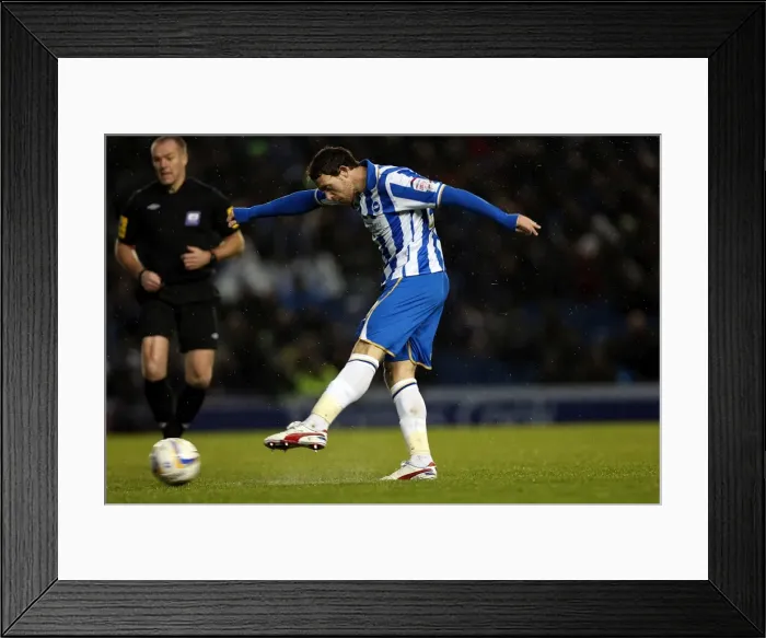Framed Print : Wayne Bridge Fires Up Brighton & Hove Albion Against Nottingham Forest, Amex Stadium, December 15, 2012 Framed Print : Wayne Bridge Fires Up Brighton & Hove Albion Against Nottingham Forest, Amex Stadium, December 15, 2012