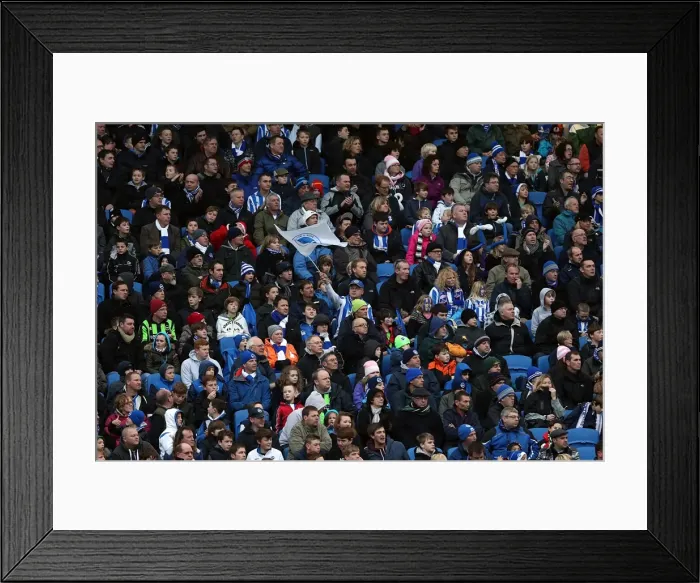 Framed Print : Brighton & Hove Albion vs. Nottingham Forest (15-12-2012): A Look Back at the 2012-13 Home Season Game Framed Print : Brighton & Hove Albion vs. Nottingham Forest (15-12-2012): A Look Back at the 2012-13 Home Season Game