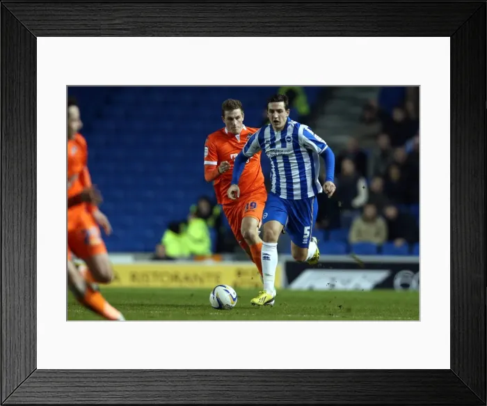 Framed Print : Lewis Dunk in Action: Brighton & Hove Albion vs Millwall, December 18, 2012 Framed Print : Lewis Dunk in Action: Brighton & Hove Albion vs Millwall, December 18, 2012