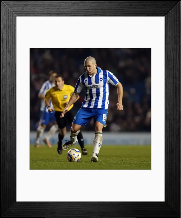 Framed Print : Adam El-Abd Portrait at Amex Stadium: Brighton & Hove Albion vs Millwall, December 18, 2012 Framed Print : Adam El-Abd Portrait at Amex Stadium: Brighton & Hove Albion vs Millwall, December 18, 2012