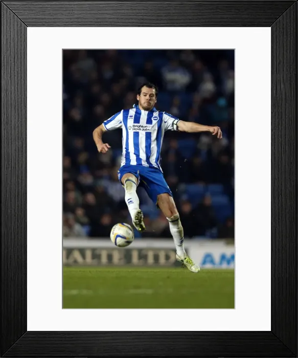 Framed Print : Gordon Greer of Brighton & Hove Albion Amidst the Forest, Millwall vs. Brighton & Hove Albion, Npower Championship, Amex Stadium, December 18, 2012 Framed Print : Gordon Greer of Brighton & Hove Albion Amidst the Forest, Millwall vs. Brighton & Hove Albion, Npower Championship, Amex Stadium, December 18, 2012
