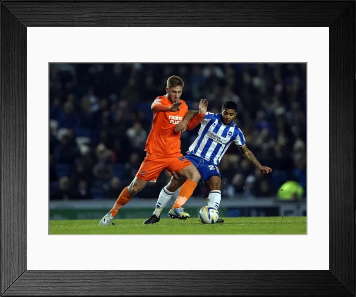 Framed Print : Brighton & Hove Albion vs Millwall: A Championship Showdown (12-12-2012) Framed Print : Brighton & Hove Albion vs Millwall: A Championship Showdown (12-12-2012)