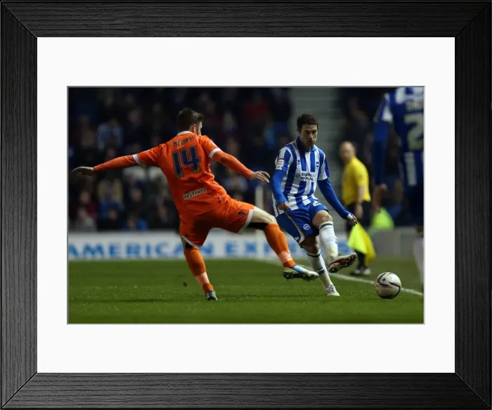 Framed Print : Brighton & Hove Albion vs Millwall: A Championship Showdown (December 18, 2012) Framed Print : Brighton & Hove Albion vs Millwall: A Championship Showdown (December 18, 2012)