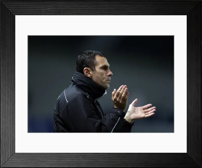 Framed Print : Gus Poyet Leads Brighton & Hove Albion at Amex Stadium Against Watford, December 2012 Framed Print : Gus Poyet Leads Brighton & Hove Albion at Amex Stadium Against Watford, December 2012