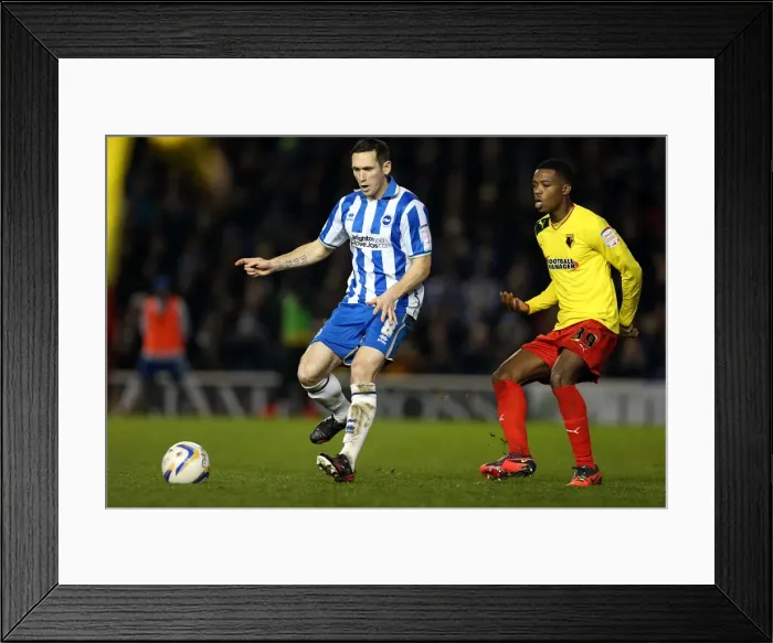 Framed Print : Andrew Crofts Battles in the Midfield: Brighton & Hove Albion vs. Watford, Npower Championship (December 29, 2012) Framed Print : Andrew Crofts Battles in the Midfield: Brighton & Hove Albion vs. Watford, Npower Championship (December 29, 2012)