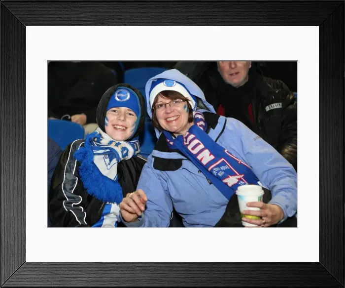Framed Print : Electric Atmosphere at The Amex: Brighton and Hove Albion FC Crowd Shots (2012-2013) Framed Print : Electric Atmosphere at The Amex: Brighton and Hove Albion FC Crowd Shots (2012-2013)