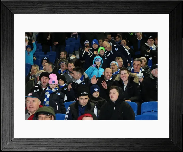 Framed Print : A Look Back: Brighton & Hove Albion vs. Watford (2012-13) - Home Game Framed Print : A Look Back: Brighton & Hove Albion vs. Watford (2012-13) - Home Game