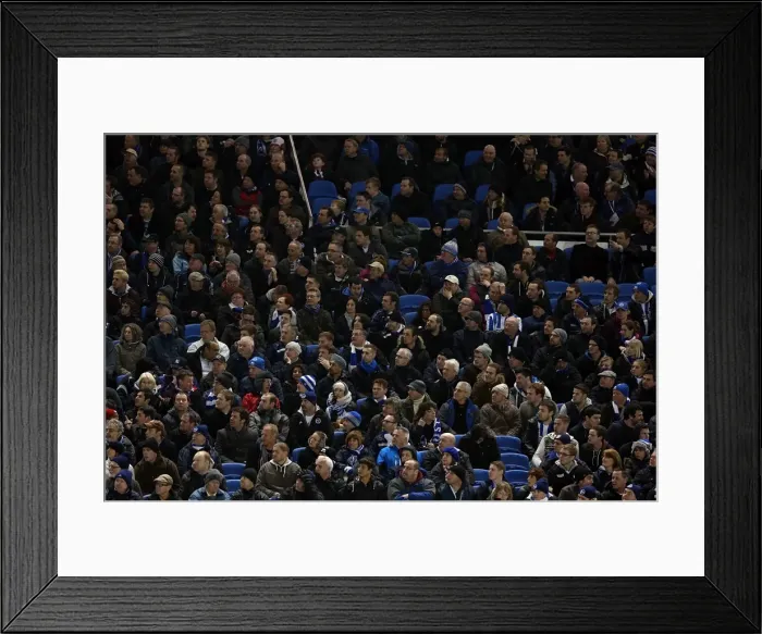 Framed Print : Brighton & Hove Albion 2012-13: Home Game vs. Watford (December 29, 2012) Framed Print : Brighton & Hove Albion 2012-13: Home Game vs. Watford (December 29, 2012)