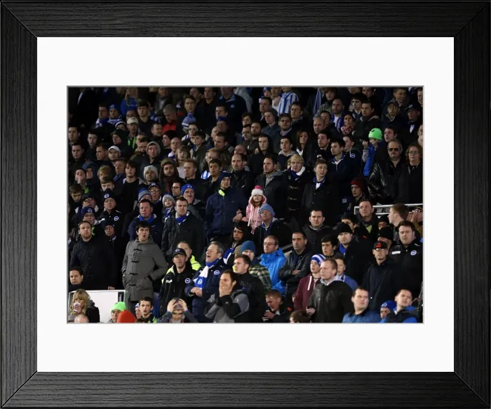 Framed Print : A Nostalgic Look Back: Brighton & Hove Albion vs. Watford (29-12-2012) - 2012-13 Home Season Game Framed Print : A Nostalgic Look Back: Brighton & Hove Albion vs. Watford (29-12-2012) - 2012-13 Home Season Game
