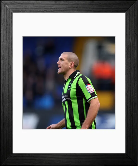 Framed Print : Adam El-Abd: Portrait of Determination in Npower Championship Clash at Ipswich Town (2013)