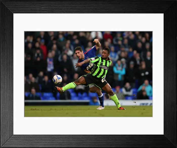 Framed Print : Brighton's LuaLua Shines: Npower Championship Clash vs Ipswich Town (January 2013) Framed Print : Brighton's LuaLua Shines: Npower Championship Clash vs Ipswich Town (January 2013)