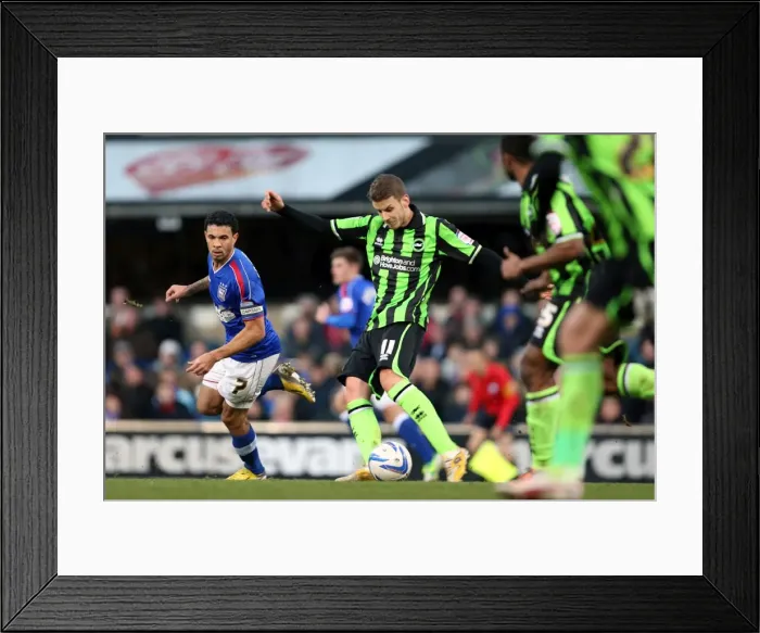 Framed Print : Andrea Orlandi Saves the Day: Brighton & Hove Albion vs Ipswich Town, Npower Championship, January 2013 Framed Print : Andrea Orlandi Saves the Day: Brighton & Hove Albion vs Ipswich Town, Npower Championship, January 2013