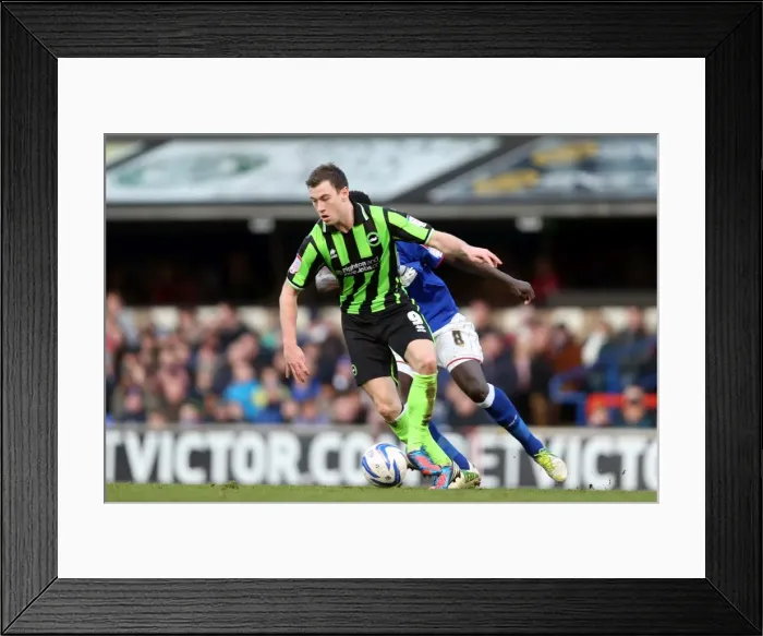 Framed Print : Ashley Barnes: Thriving in the Thick of the Action - Brighton & Hove Albion vs. Blackburn Rovers, Npower Championship, Portman Road, Ipswich (January 1, 2013) Framed Print : Ashley Barnes: Thriving in the Thick of the Action - Brighton & Hove Albion vs. Blackburn Rovers, Npower Championship, Portman Road, Ipswich (January 1, 2013)
