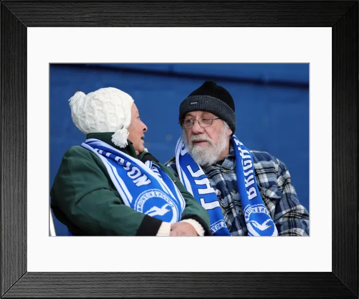 Framed Print : Sea of Supporters: Brighton and Hove Albion Away Games 2012-13 Framed Print : Sea of Supporters: Brighton and Hove Albion Away Games 2012-13