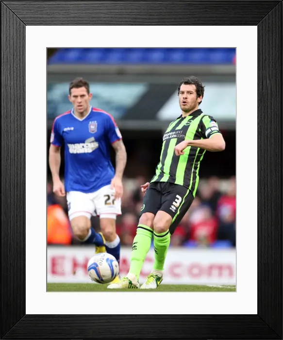 Framed Print : Brighton & Hove Albion vs Ipswich Town: 2012-13 Away Game Framed Print : Brighton & Hove Albion vs Ipswich Town: 2012-13 Away Game