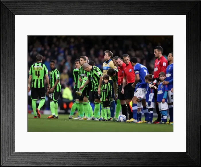 Framed Print : Brighton & Hove Albion vs. Ipswich Town: Away Game (January 1, 2013) Framed Print : Brighton & Hove Albion vs. Ipswich Town: Away Game (January 1, 2013)