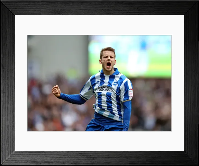 Framed Print : Andrea Orlandi Scores the Opener: Brighton & Hove Albion 1-0 Newcastle United, FA Cup 3rd Round, Amex Stadium (2013) Framed Print : Andrea Orlandi Scores the Opener: Brighton & Hove Albion 1-0 Newcastle United, FA Cup 3rd Round, Amex Stadium (2013)