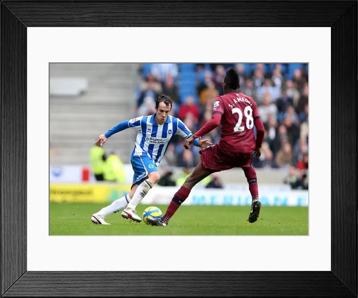 Framed Print : David Lopez Charges Forward in FA Cup Battle: Brighton & Hove Albion vs. Newcastle United (January 5, 2013) Framed Print : David Lopez Charges Forward in FA Cup Battle: Brighton & Hove Albion vs. Newcastle United (January 5, 2013)