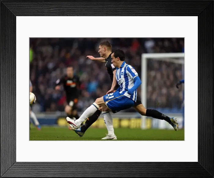 Framed Print : David Lopez: In Action for Brighton & Hove Albion against Derby County, Npower Championship, Amex Stadium (January 12, 2013) Framed Print : David Lopez: In Action for Brighton & Hove Albion against Derby County, Npower Championship, Amex Stadium (January 12, 2013)