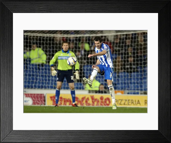 Framed Print : Gordon Greer Saves the Day: Brighton & Hove Albion vs. Derby County, January 12, 2013 Framed Print : Gordon Greer Saves the Day: Brighton & Hove Albion vs. Derby County, January 12, 2013