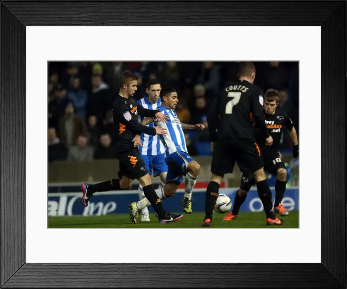 Framed Print : Intense Liam Bridcutt: Brighton & Hove Albion vs Derby County (January 12, 2013, Npower Championship, Amex Stadium) Framed Print : Intense Liam Bridcutt: Brighton & Hove Albion vs Derby County (January 12, 2013, Npower Championship, Amex Stadium)