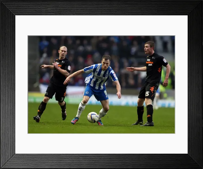 Framed Print : Derby County - 12-01-2013 Framed Print : Derby County - 12-01-2013