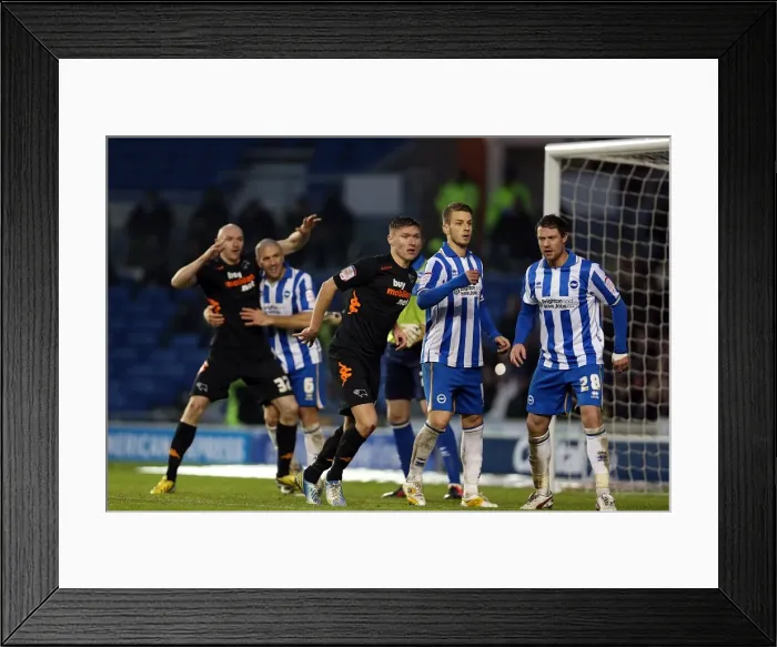 Framed Print : Brighton & Hove Albion vs. Derby County (2013): A Look Back at Our 2012-13 Home Season - Derby County Match Framed Print : Brighton & Hove Albion vs. Derby County (2013): A Look Back at Our 2012-13 Home Season - Derby County Match