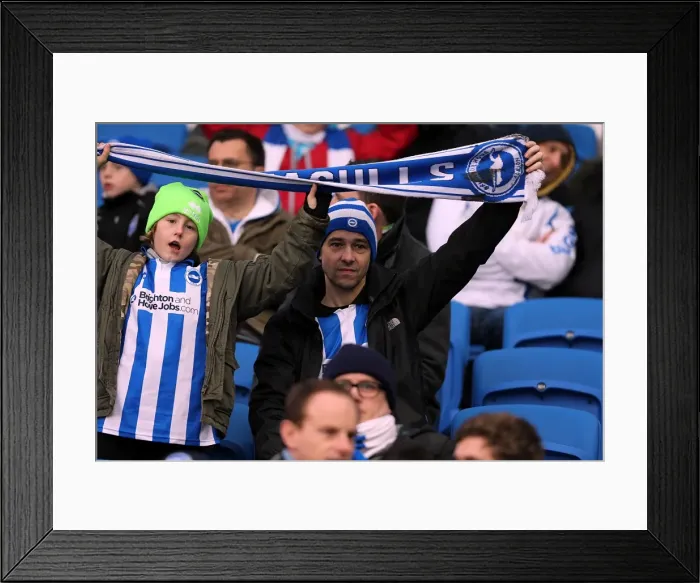 Framed Print : The Unforgettable Seaside Derby: Brighton & Hove Albion vs. Derby County (January 12, 2013) Framed Print : The Unforgettable Seaside Derby: Brighton & Hove Albion vs. Derby County (January 12, 2013)