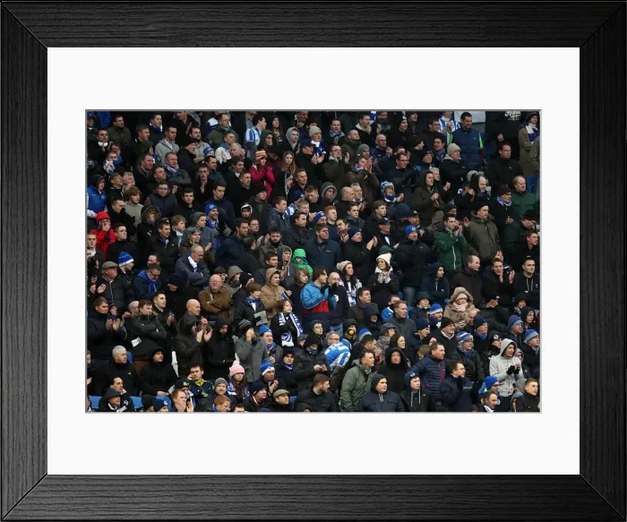 Framed Print : A Memorable Match: Brighton & Hove Albion vs. Derby County (12-01-2013) - 2012-13 Season Home Game Framed Print : A Memorable Match: Brighton & Hove Albion vs. Derby County (12-01-2013) - 2012-13 Season Home Game