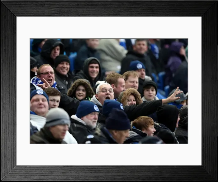 Framed Print : The Epic Encounter: Brighton & Hove Albion vs. Derby County (12-01-2013) - A Memorable Match from the 2012-13 Season