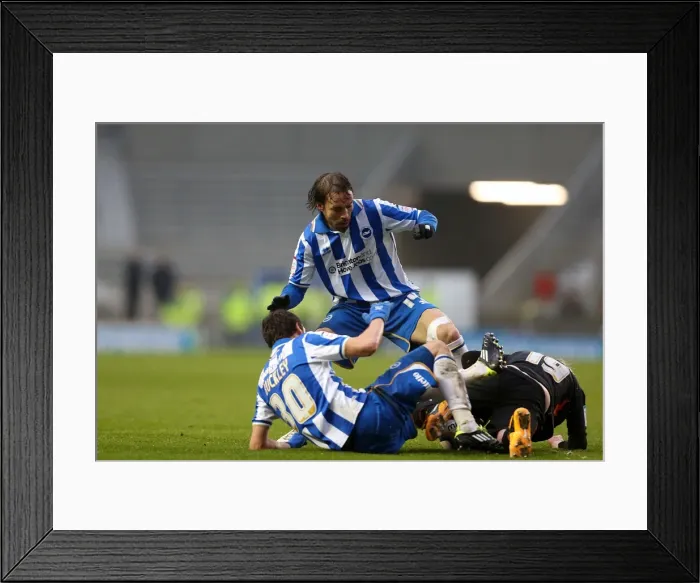 Framed Print : Brighton & Hove Albion vs. Derby County: A Memorable Home Game - Season 2012-13 Framed Print : Brighton & Hove Albion vs. Derby County: A Memorable Home Game - Season 2012-13