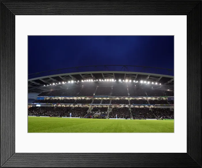 Framed Print : Brighton & Hove Albion: A Glimpse into The Amex Stadium