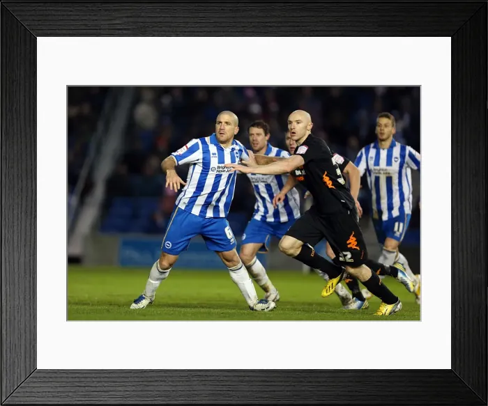 Framed Print : Intense Rivalry: El-Abd vs. Sammon - Brighton & Hove Albion vs. Derby County (2013) Framed Print : Intense Rivalry: El-Abd vs. Sammon - Brighton & Hove Albion vs. Derby County (2013)